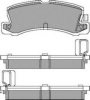 SUZUK 251698151G Brake Pad Set, disc brake